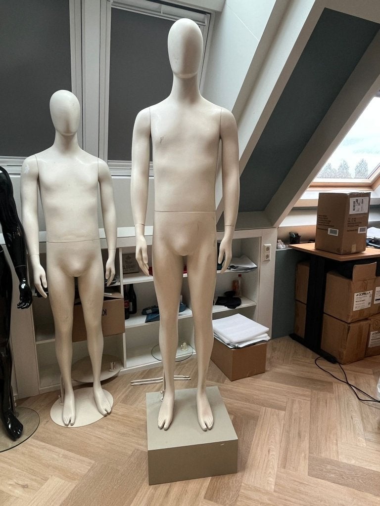 Mannelijke paspop met hoog onderstel, Kleding | Dames, Info@hansboodt.com, Gebruikt, Ophalen of Verzenden, Merwedeweg 6, 3336 LG Zwijndrecht, Nederland