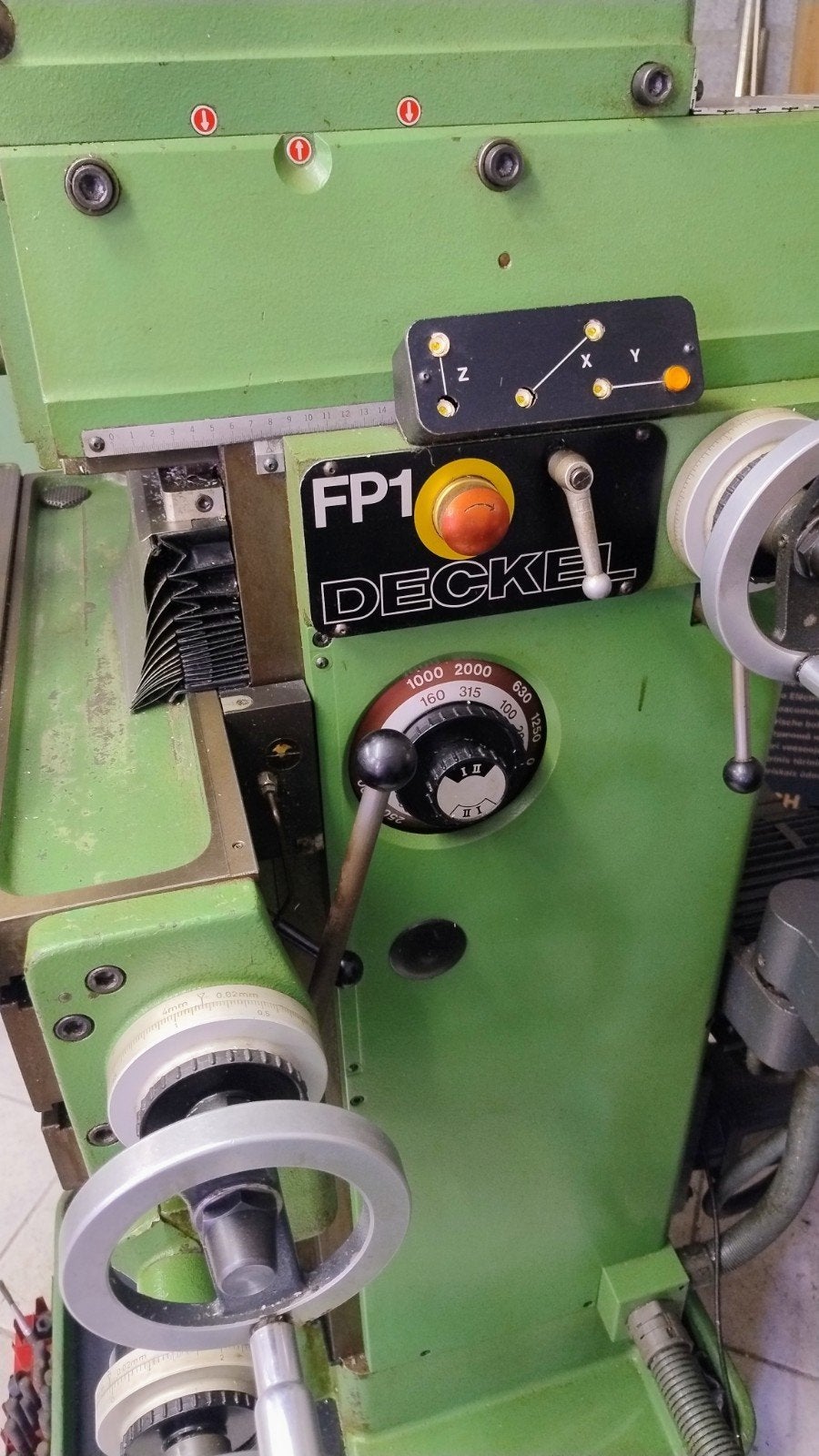 DECKEL FP1 Freesmachine – High-End 230V Ombouw (Motor NIEUW, Ophalen, Elektrisch