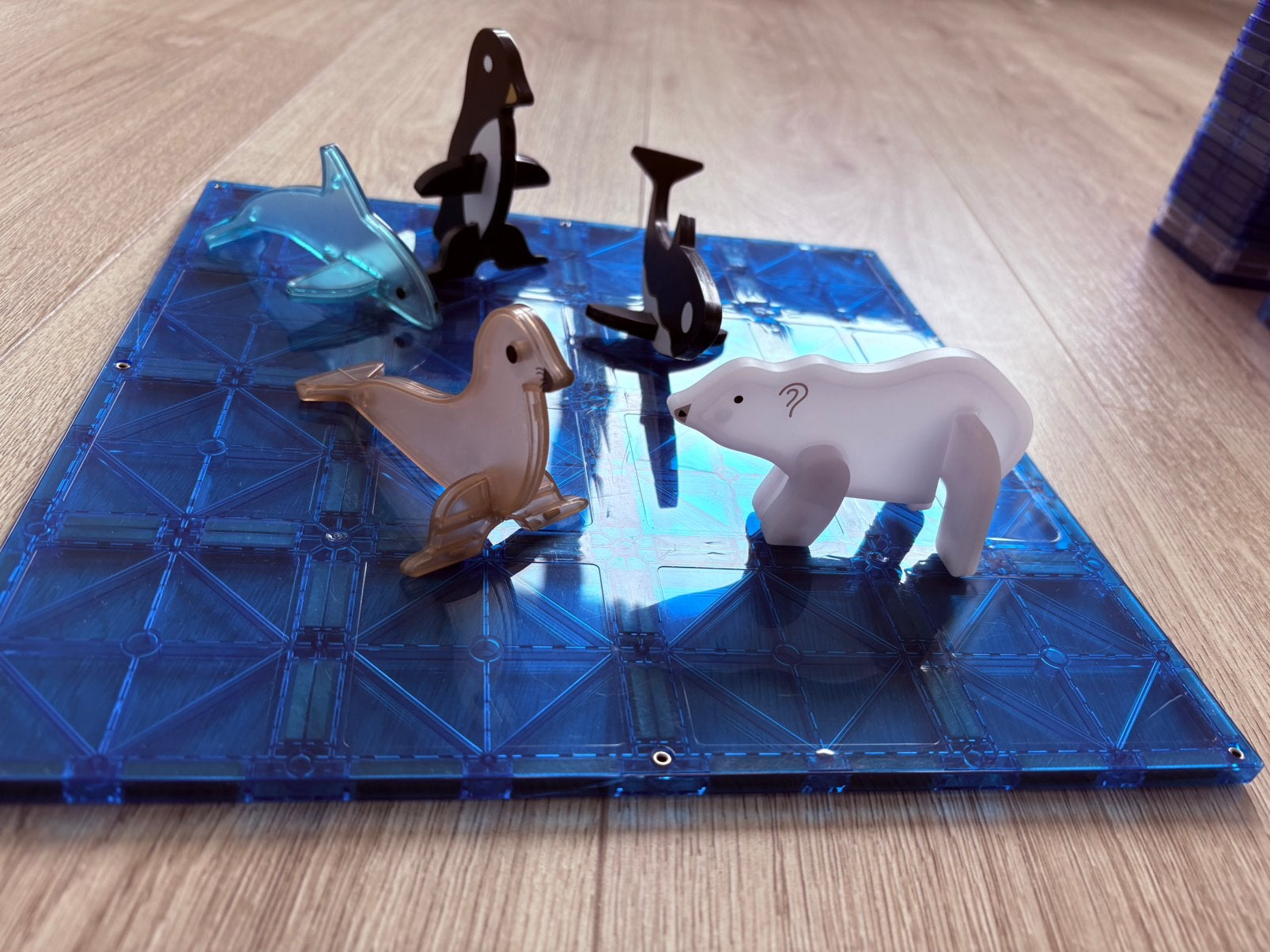 Magnetic tiles, Ophalen, Zo goed als nieuw
