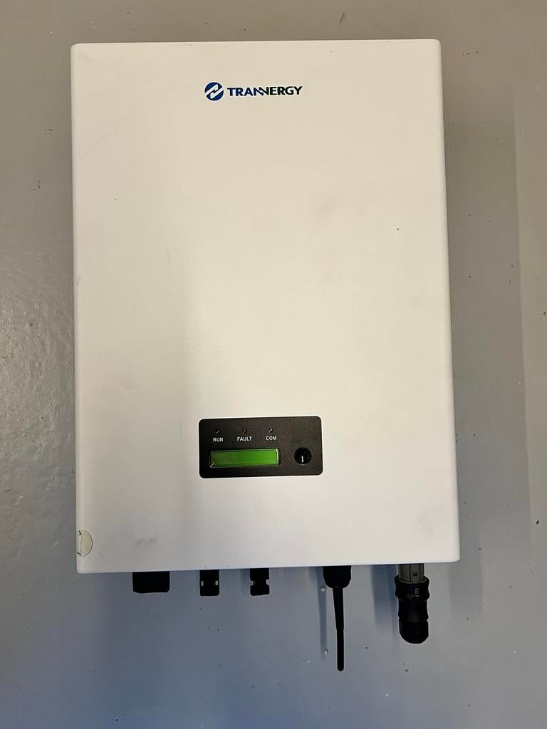Trannergy SGN5400TL zonne‑omvormer 5,4 kW – 2 MPPT – 1‑fase, Ophalen, Gebruikt, Overige typen, 200 wattpiek of meer