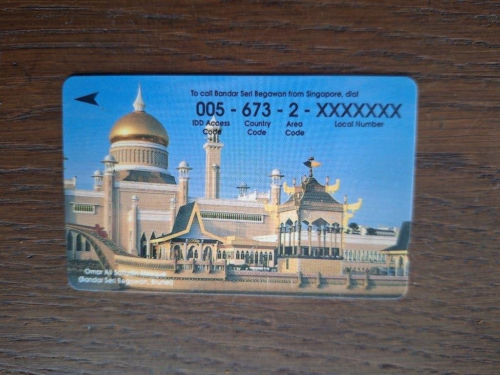 $50 telefoonkaart uit Singapore - 34SIGE, Verzenden