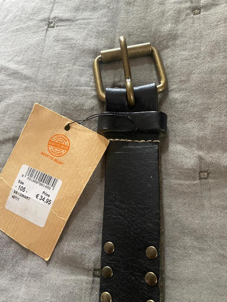 Nieuwe leren riem  105, Nieuw, Tailleriem, Ophalen of Verzenden, Scotts Bluff