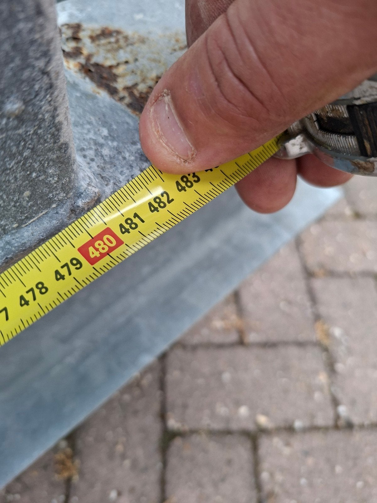 Te koop 6 stalen balken, Doe-het-zelf en Verbouw, Ophalen