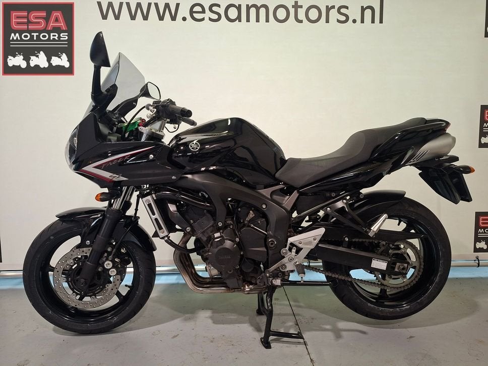 YAMAHA FZ6 S FAZER ABS 2010 zwart metallic - garantie - moto, 4 cilinders, Motorrijbewijs A, Bedrijf, Onbekend