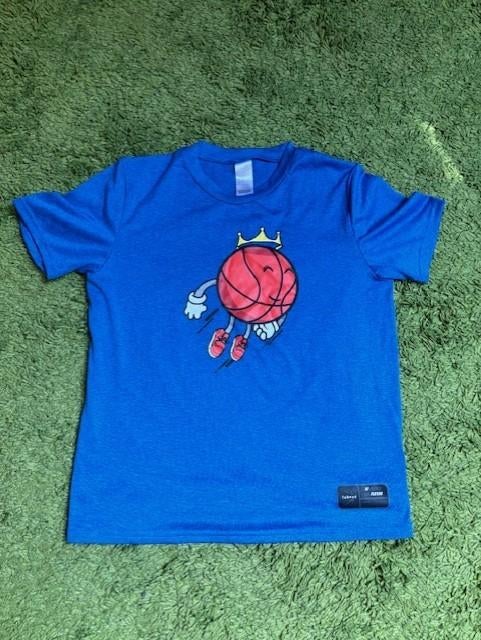 Blauw basketbalshirt, maat 158, Decathlon, Ophalen of Verzenden, Zo goed als nieuw, Shirt of Longsleeve