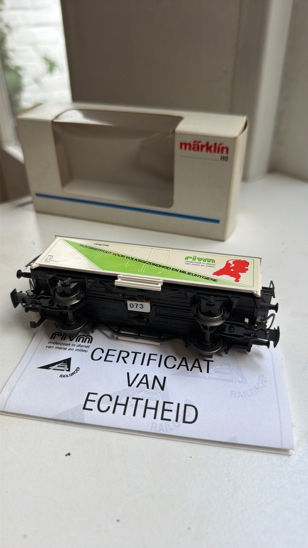 RIVM Railgroep Märklín 073/500, Hobby en Vrije tijd, Modeltreinen | H0, Ophalen, Wisselstroom, Wagon, Zo goed als nieuw
