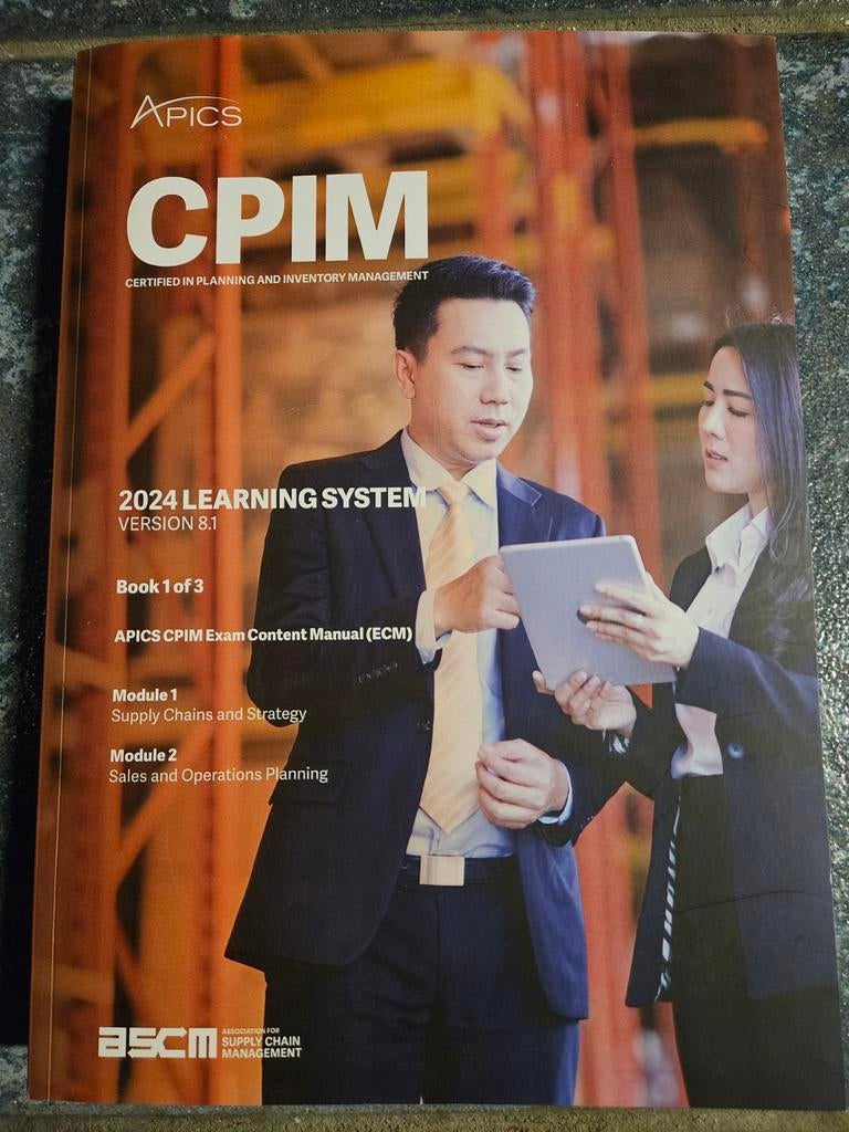 APICS CPIM 2024 Learning System - Volledige Set, Zo goed als nieuw, Gamma, HBO, Ophalen of Verzenden