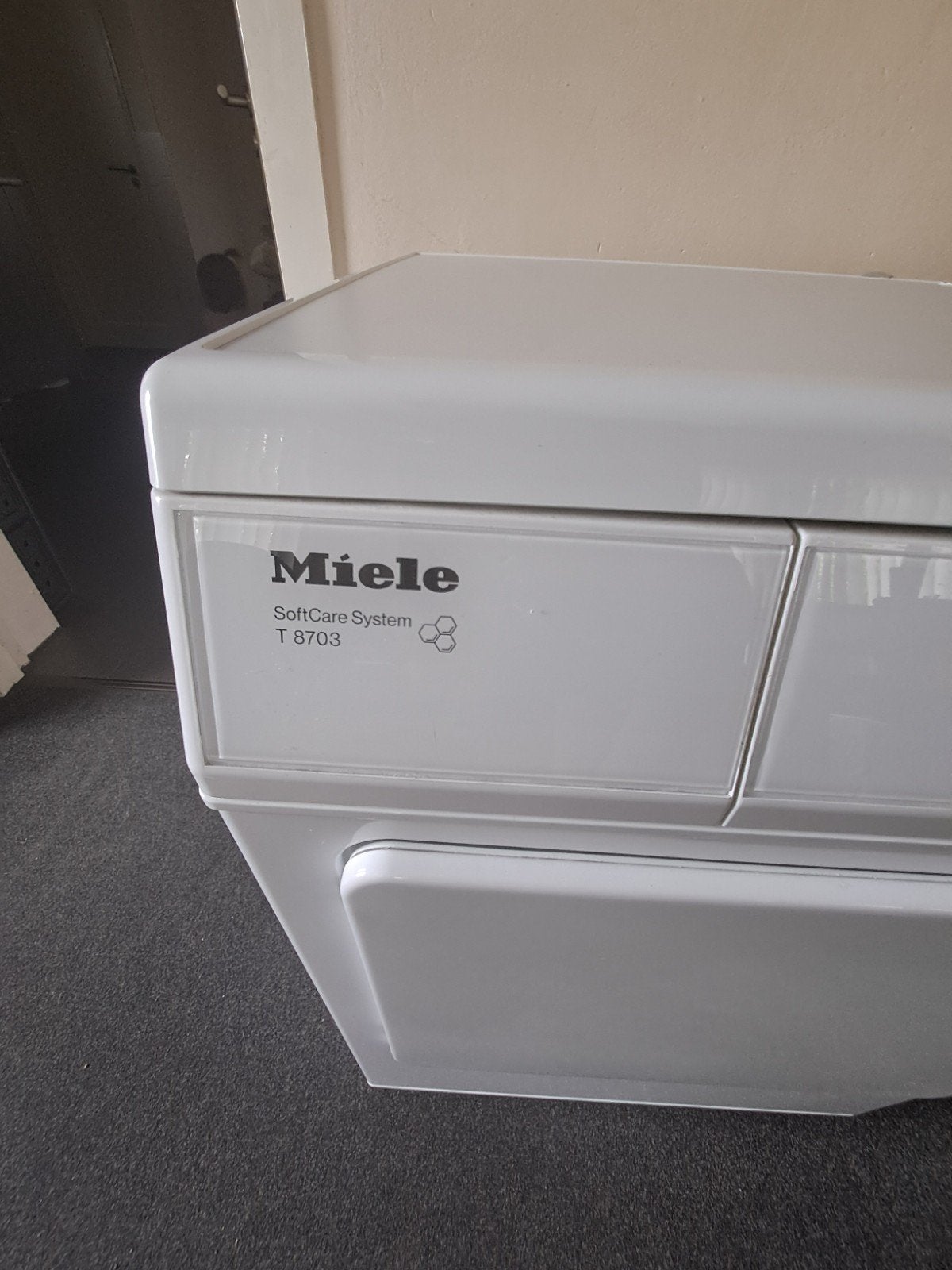 Miele SoftCare System T 8703 Wasdroger, Witgoed en Apparatuur, Ophalen