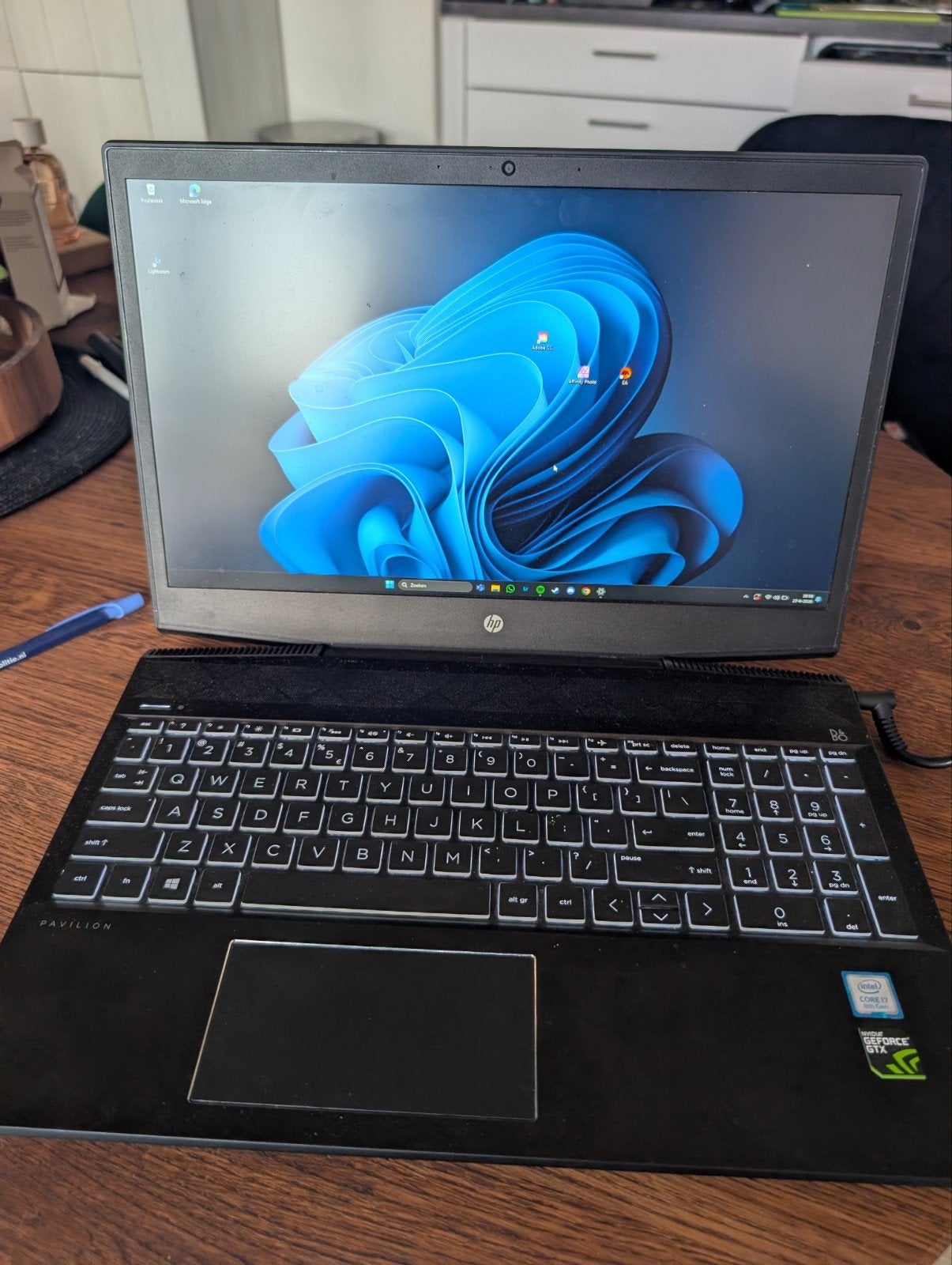 HP Pavilion Gaming Laptop 15-cx0675nd i7-8750H GTX 1060, Computers en Software, Windows Laptops, Hp, Met videokaart, 2 tot 3 Ghz