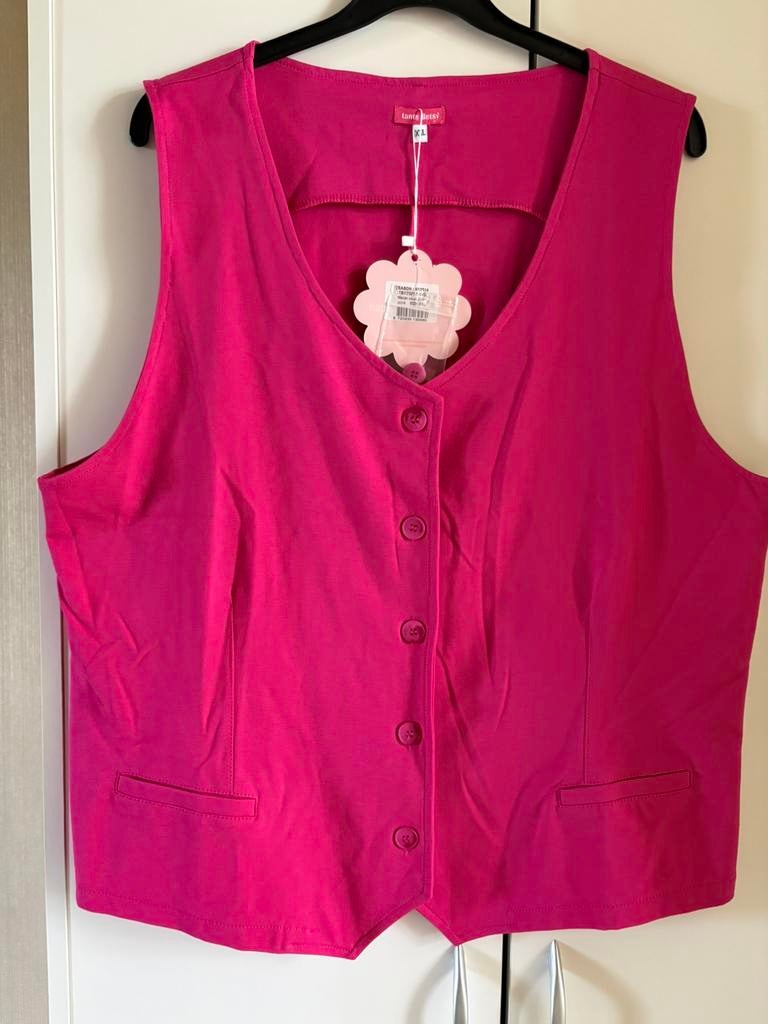 Nieuw gilet van Tante Betsy maat XXL, Kleding | Dames, Verzenden, Nieuw, Maat 46/48 (XL) of groter, Roze
