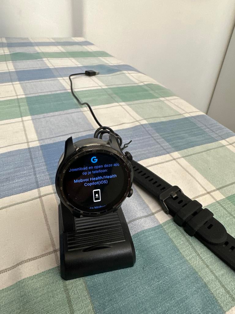 TicWatch Pro 3 GPS Smartwatch - Zo goed als nieuw, Afstand, Zwart, Ophalen of Verzenden, Zo goed als nieuw