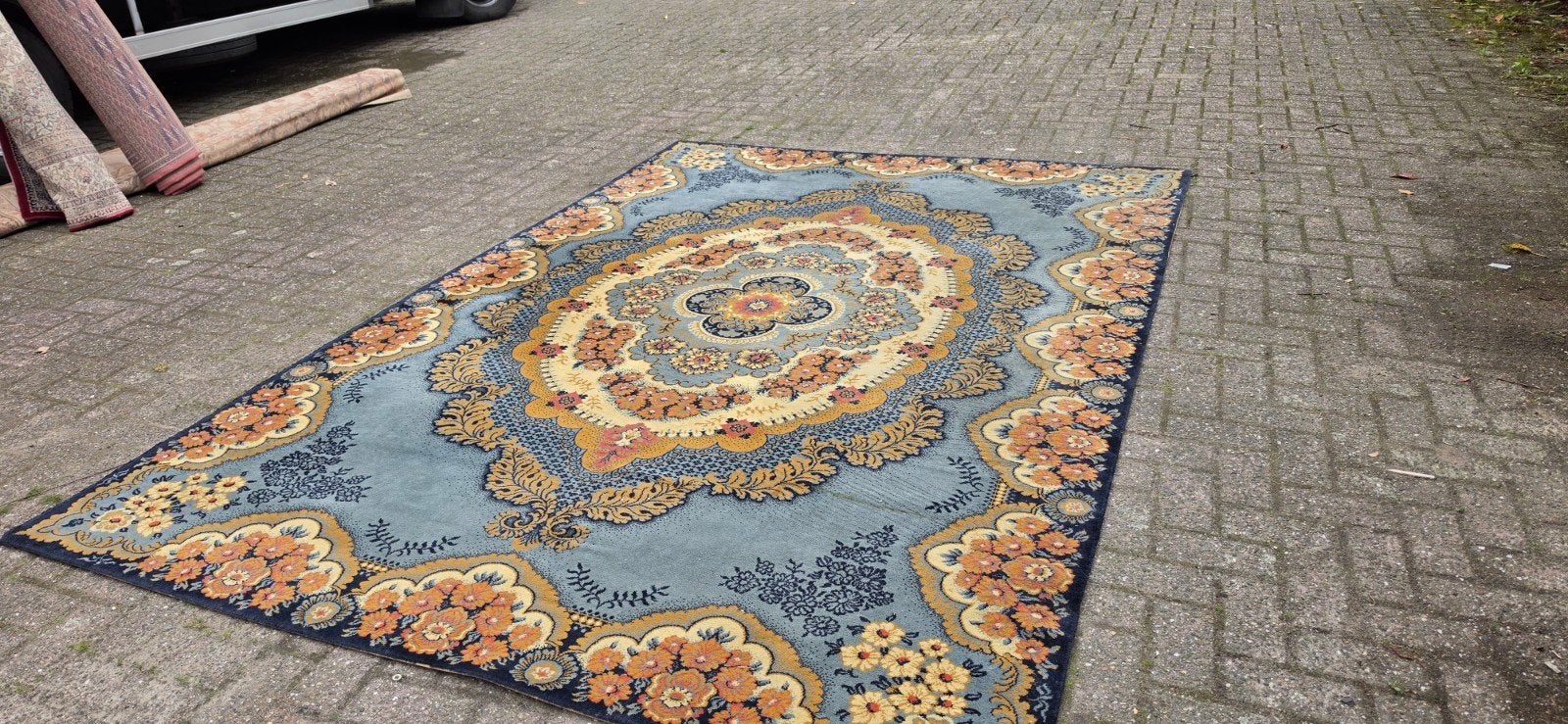 Prachtig groot vintage Perzisch wollen tapijt 300x200!, Perzisch, 200 cm of meer, Ophalen of Verzenden, Zo goed als nieuw