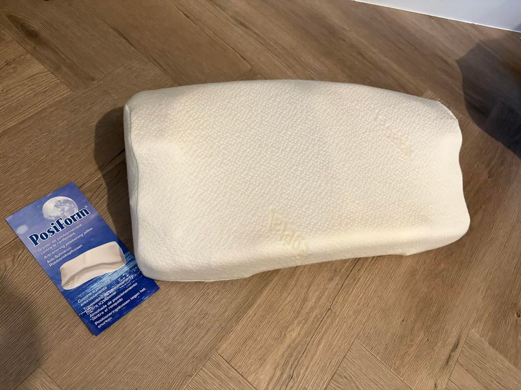 PosiForm Anti-snurk kussen - Hoofdkussen, Ophalen, Eenpersoons, Wit, Zo goed als nieuw