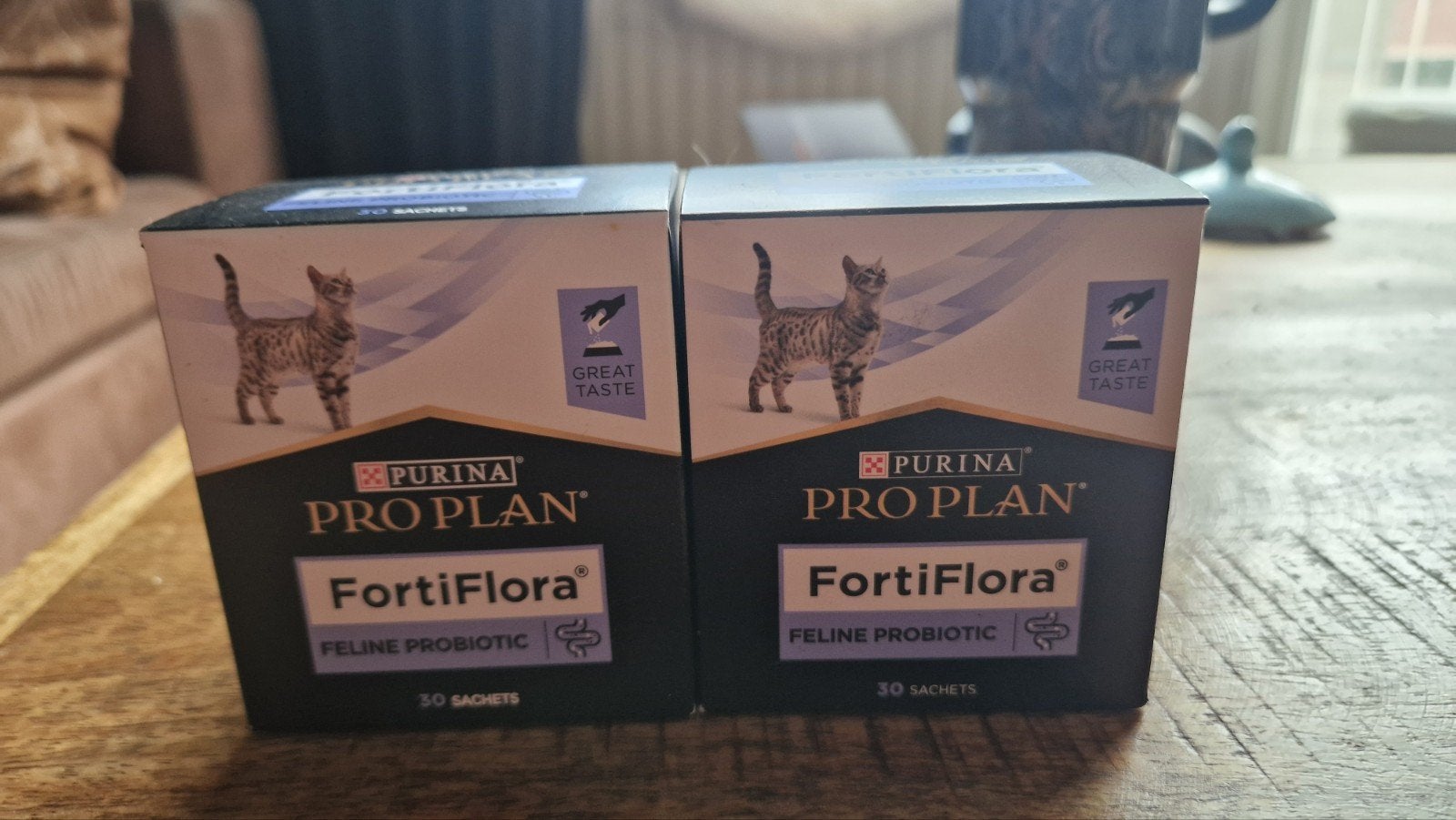 Proplan fortiflora feline probiotic (2 dichte doosjes)., Dieren en Toebehoren, Verzenden, Kat