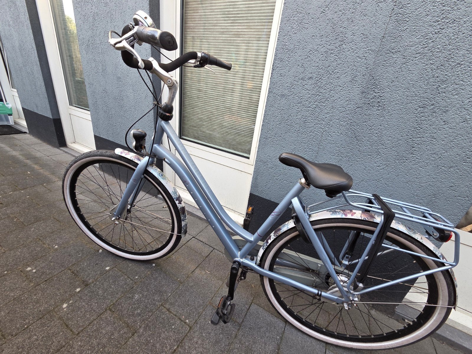 Cortina stadsfiets dames, maat 57, blauw/paars, 56 cm of meer, Ophalen, Gebruikt, Overige merken