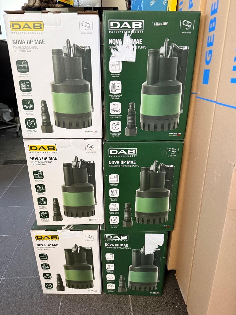 Dab vlakzuigende Dompel pomp, Ophalen, Nieuw, Elektrisch, Dompelpomp