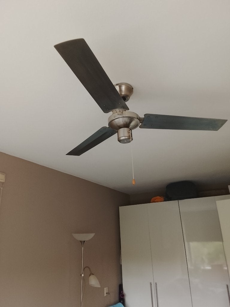 plafond ventilator, Witgoed en Apparatuur, Ventilatoren, Ophalen of Verzenden, Zo goed als nieuw, Plafondventilator