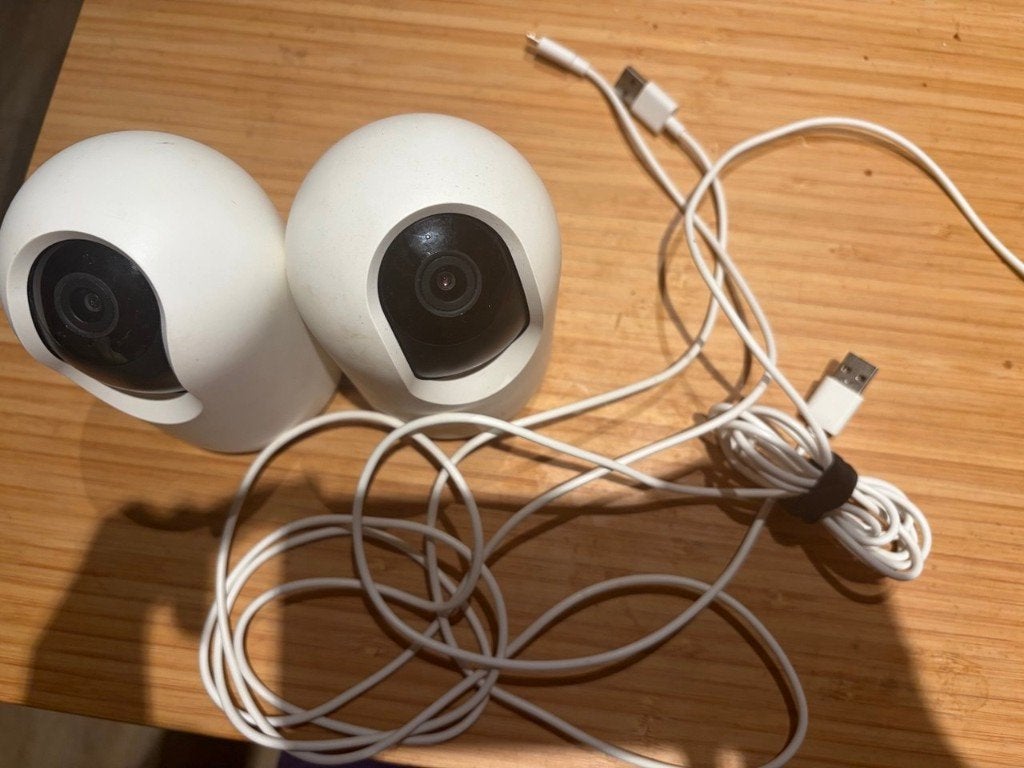 2x Xiaomi Mijia 1080p pan & tilt cameras, Audio, Tv en Foto, Videobewaking, Ophalen, Gebruikt, Binnencamera