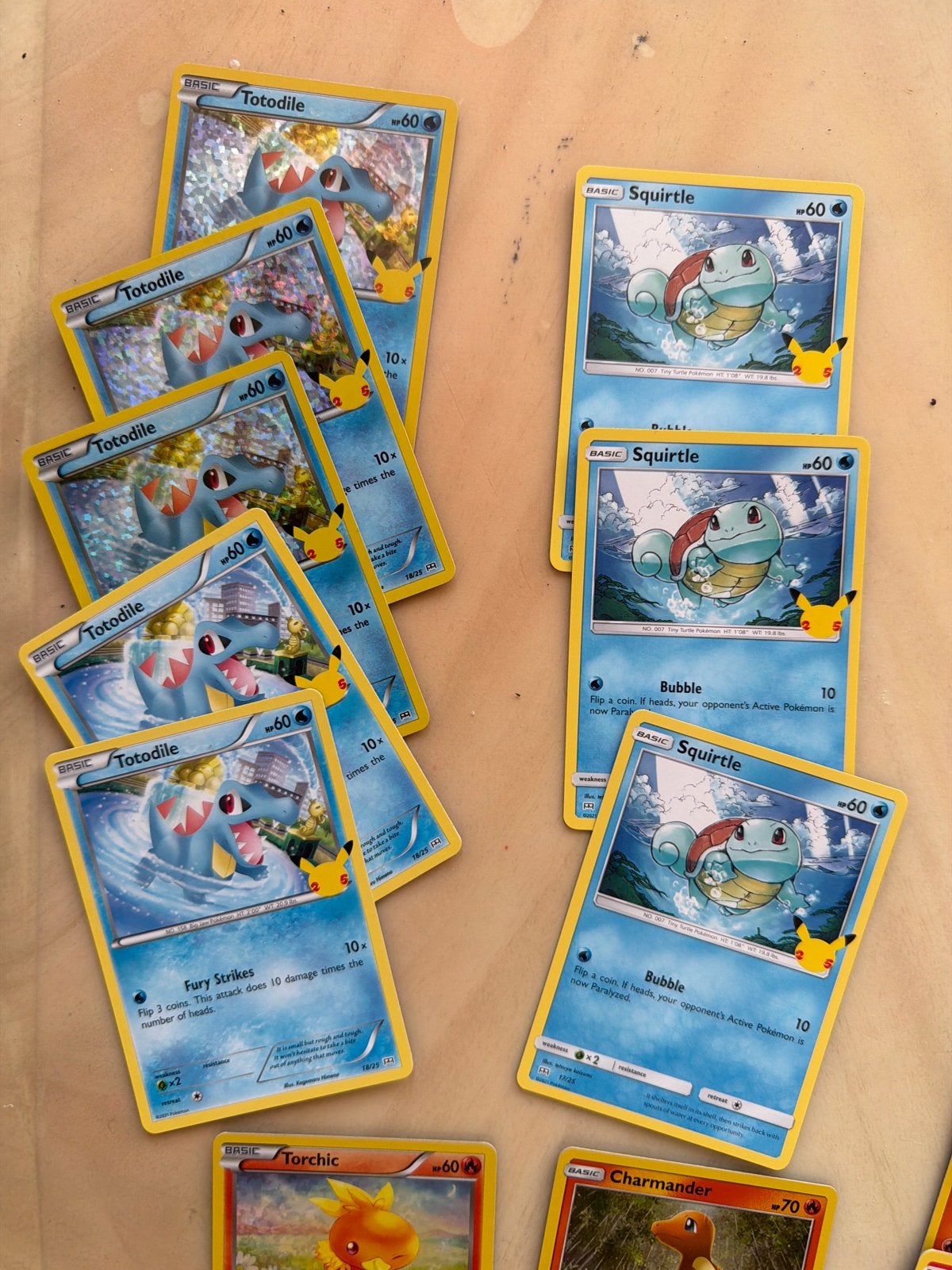 Pokémon Celebrations kaarten - Diverse karakters, Ophalen, Gebruikt, Meerdere kaarten