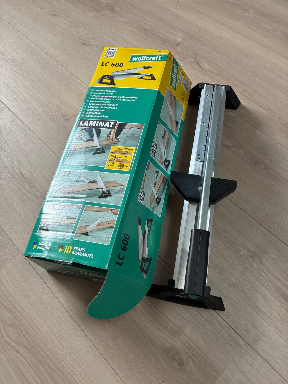 Wolfcraft LC 600 laminaatsnijder - Zo goed als nieuw, Ophalen, Zo goed als nieuw, Snijgereedschap, Overige merken
