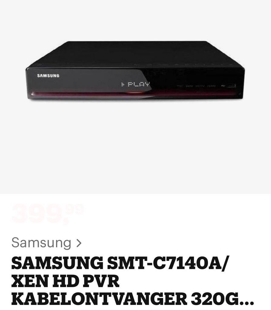 Samsung SMT-C7140, Audio, Tv en Foto, Decoders en Harddiskrecorders, Ophalen of Verzenden, Zo goed als nieuw