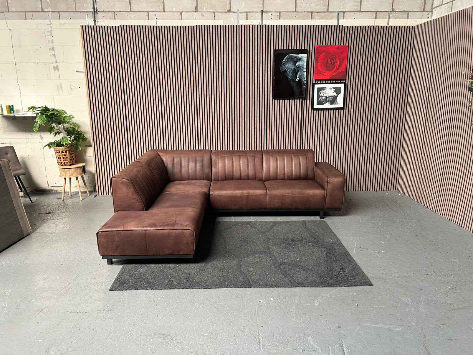GRATIS LEVERING DEN BOMMEL HOEKBANK 275X225 GEREINIGD