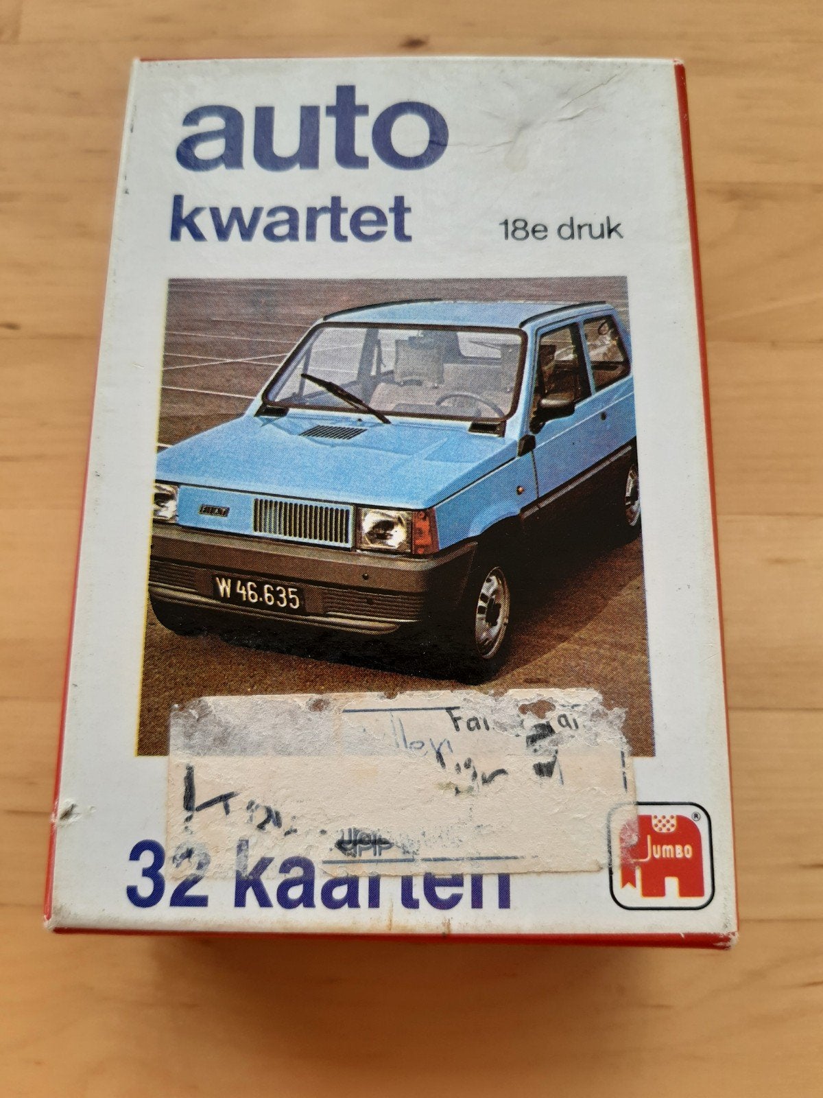 Auto kwartet spel Jumbo, Ophalen of Verzenden, Gebruikt, Kwartet(ten)
