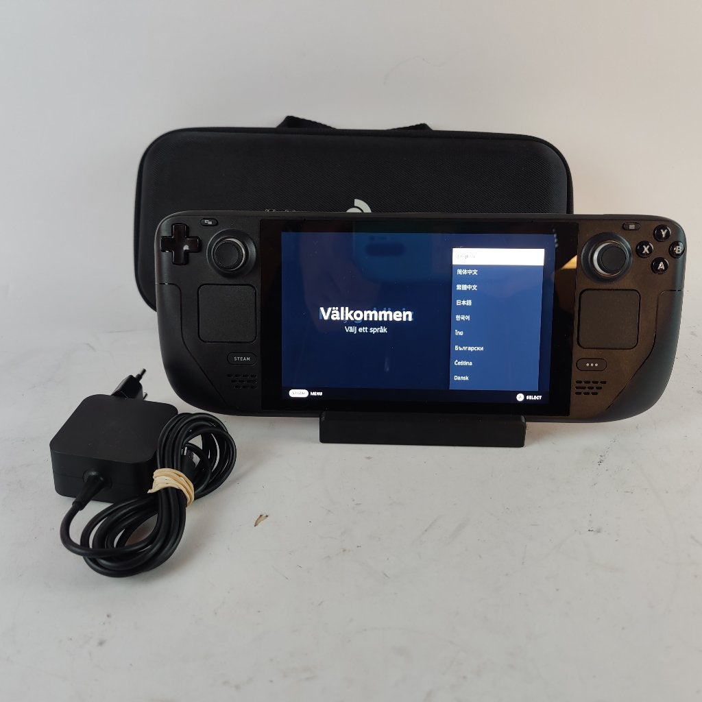 Valve Steamdeck LCD 256gb + dock, draaghoes & oplader, Computers en Software, 101 t/m 150 Hz, Full HD, Ophalen of Verzenden, USB-C