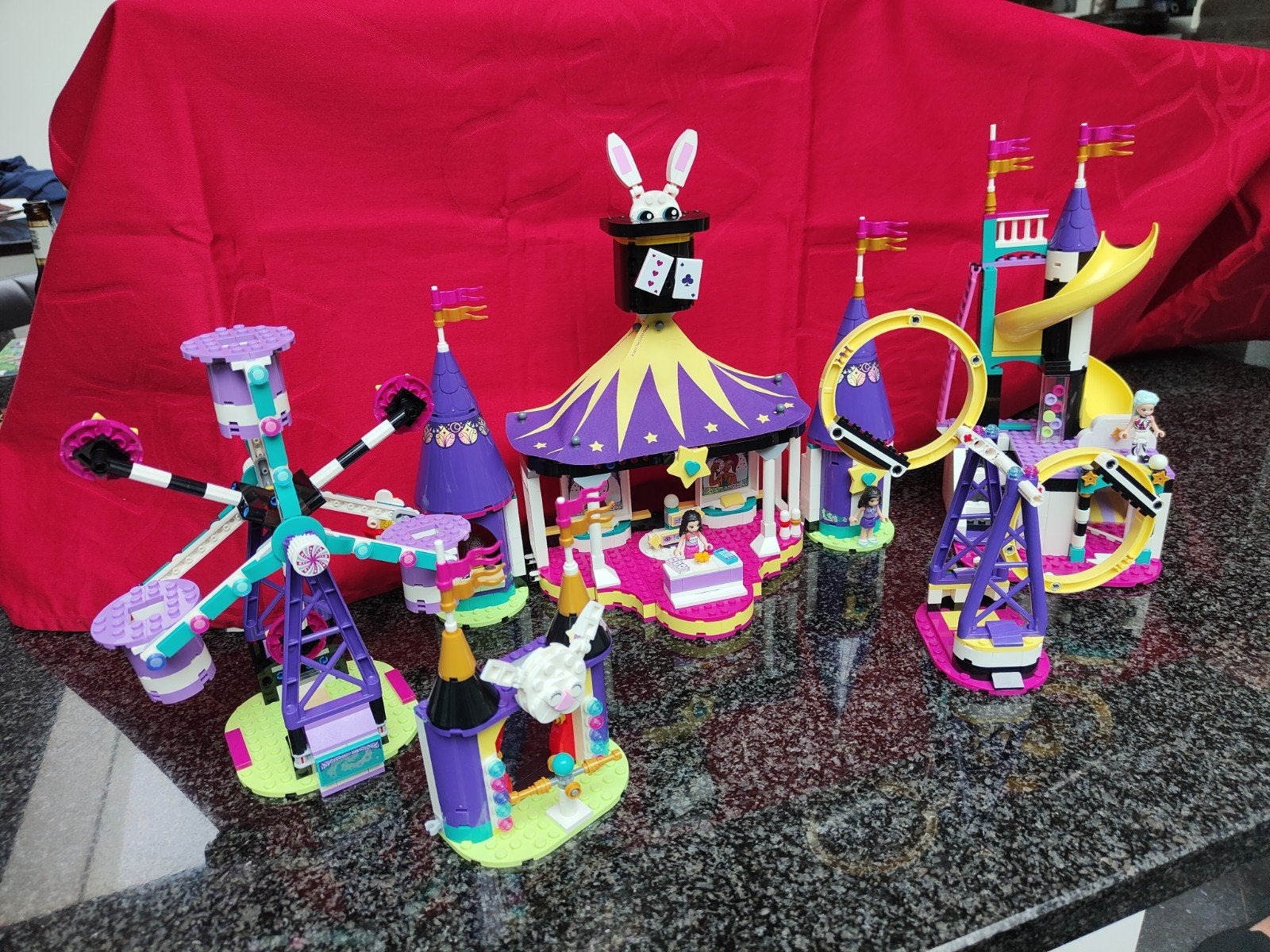 Complete Lego Friends Magische Kermis set, Ophalen of Verzenden, Zo goed als nieuw