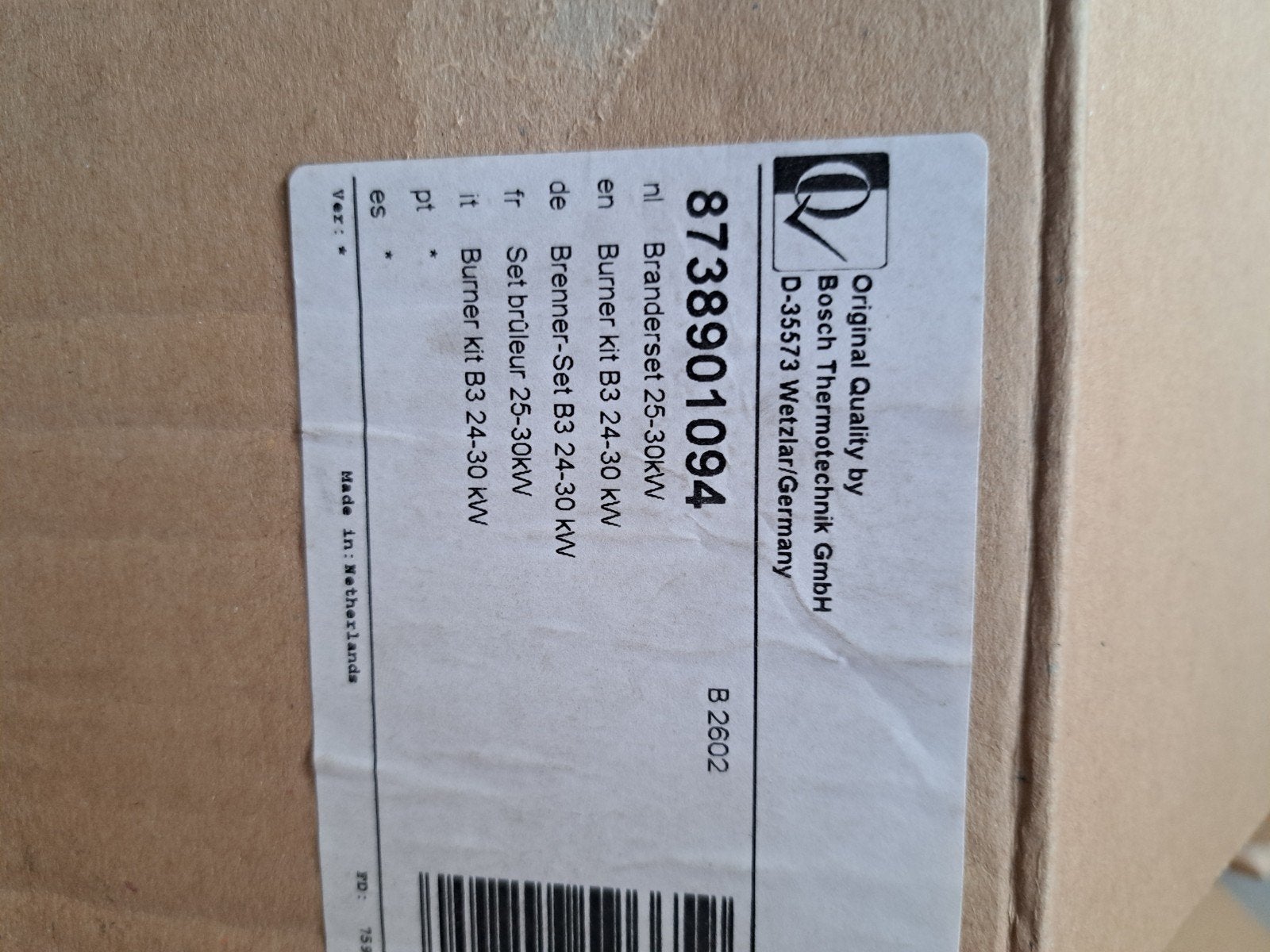 Bosch Branderset 25-30 kW nieuw 8738901094, Bosch, ., Nieuw, Ophalen of Verzenden