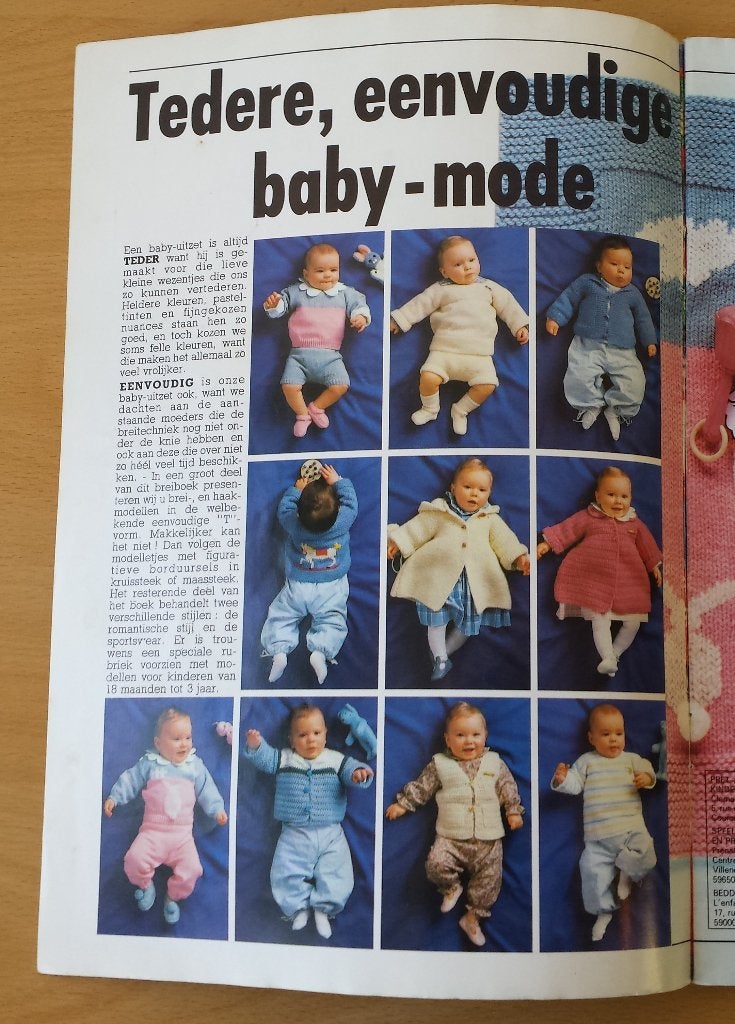 Phildar Mailles - Babymode nr.69 -1979 - breien en haken, Gebruikt, Breien of Haken, Phildar, Ophalen of Verzenden