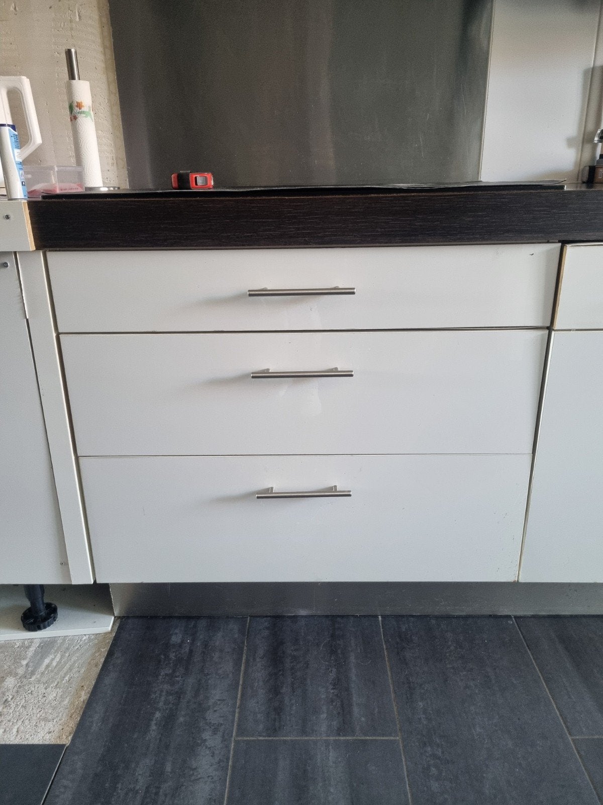 Ladeblok 90 cm breed - ideaal voor keuken of berging, Ophalen, Gebruikt, Wit