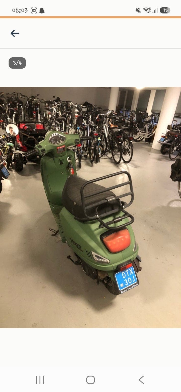 Scooter blauw kenteken, Gebruikt, Benzine, Ophalen, Overige merken