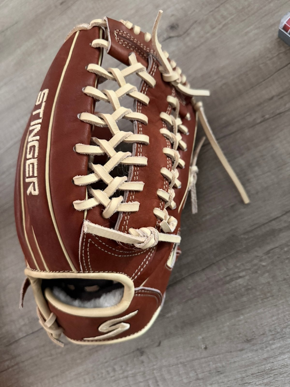 Stinger softball / honkbal handschoen 12.75 inch (als nieuw), Ophalen of Verzenden, Zo goed als nieuw, Softbal, Handschoen