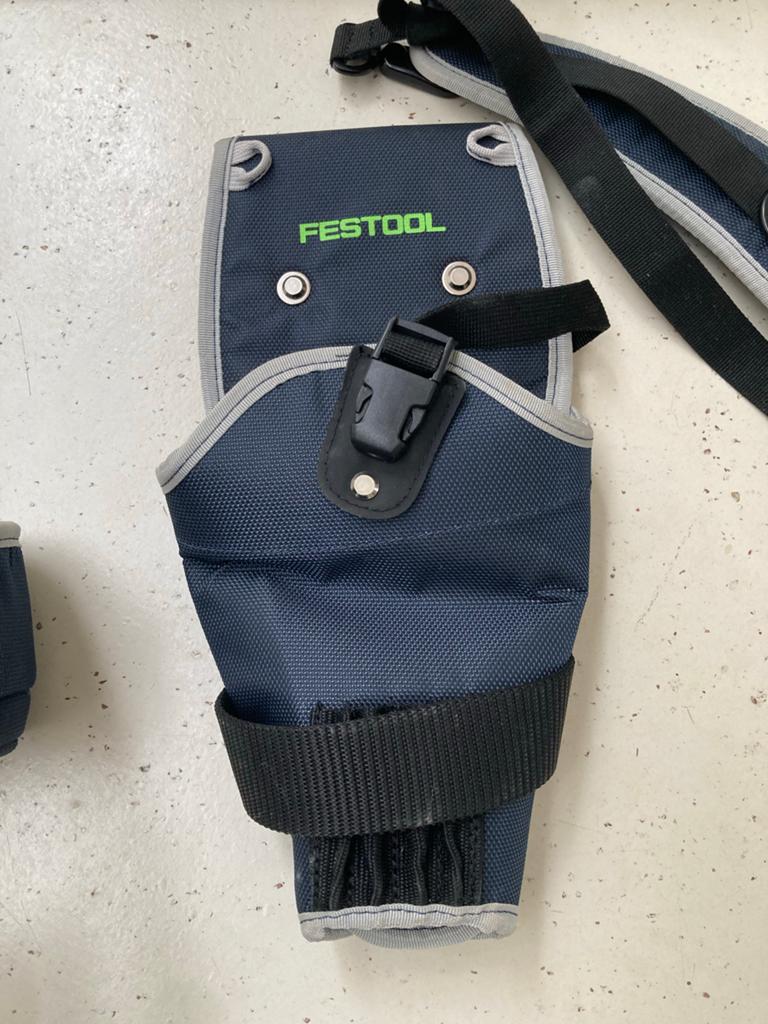 Festool gereedschapsriem met schouderbanden en houders, Ophalen of Verzenden, Zo goed als nieuw