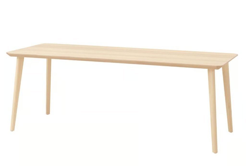 Ikea eettafel lisabo 200 x 78 cm zgan, Huis en Inrichting, Tafels | Eettafels, Ophalen, 50 tot 100 cm, Zo goed als nieuw, Vijf personen of meer