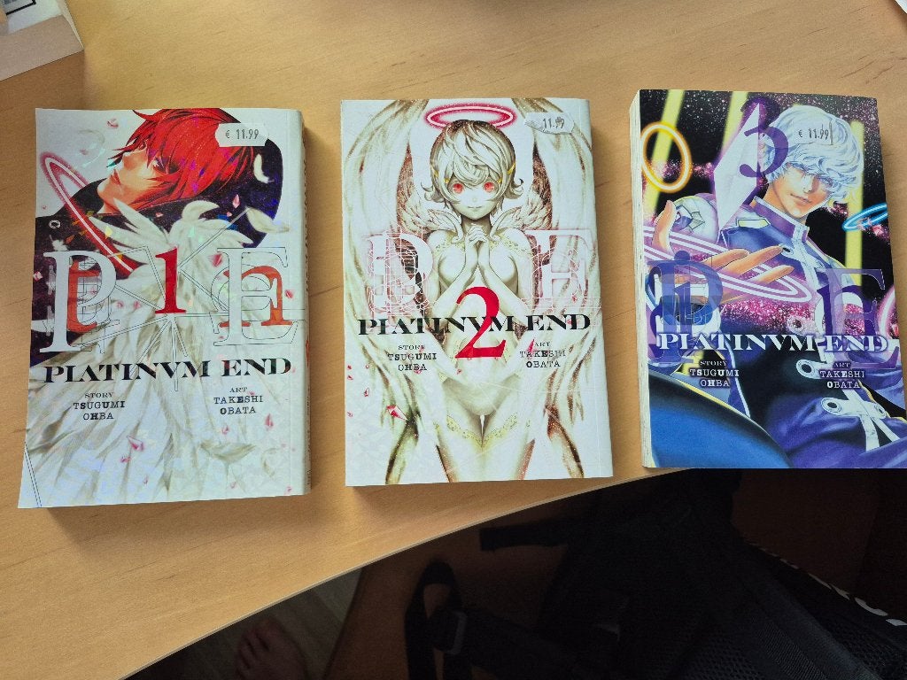 Manga - Platinum End 1, 2 & 3 Engels, Meerdere comics, Ophalen of Verzenden, Zo goed als nieuw, Japan (Manga)