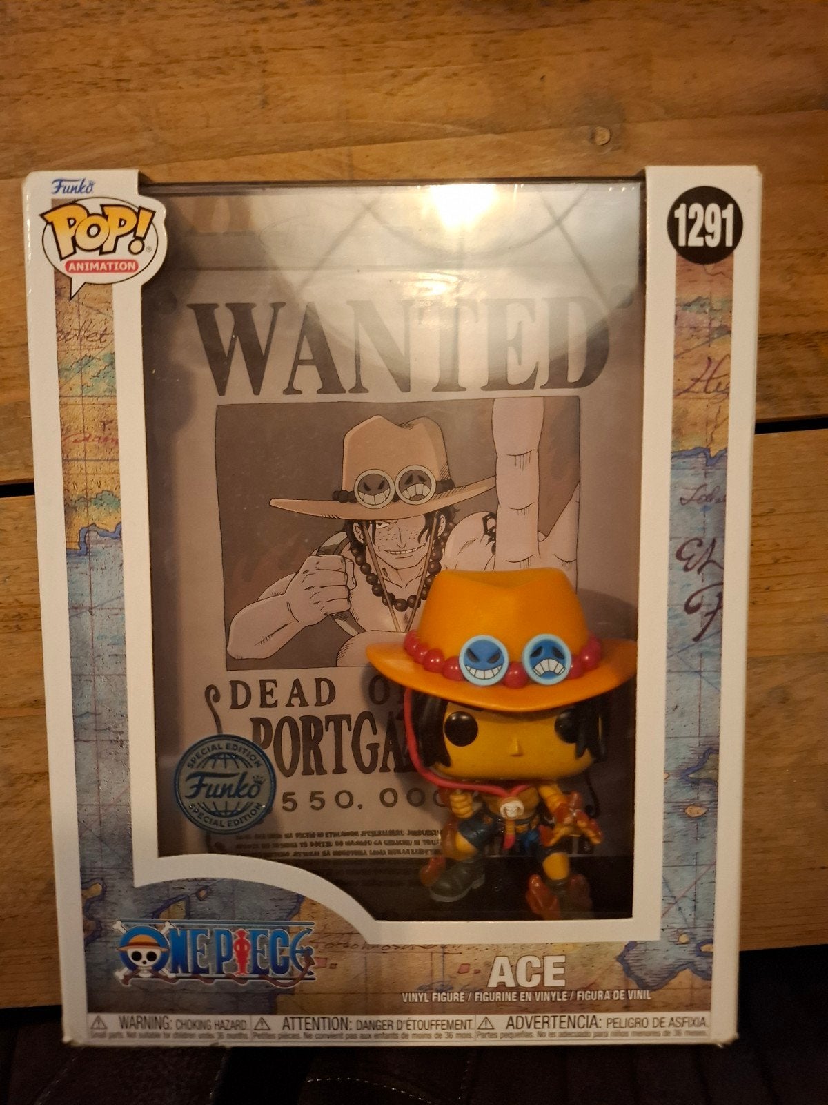 Funko Pop! One Piece Ace #1291 - Beschadigde doos, Ophalen, Gebruikt