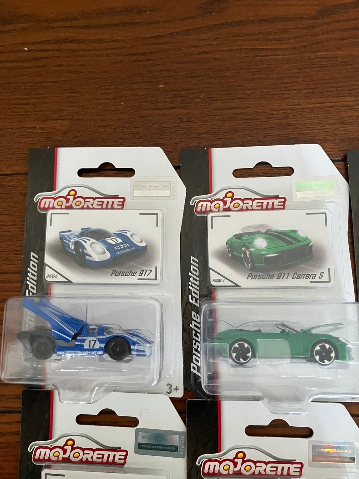 Majorette Porsche Edition 6 auto’s, Ophalen of Verzenden, Nieuw