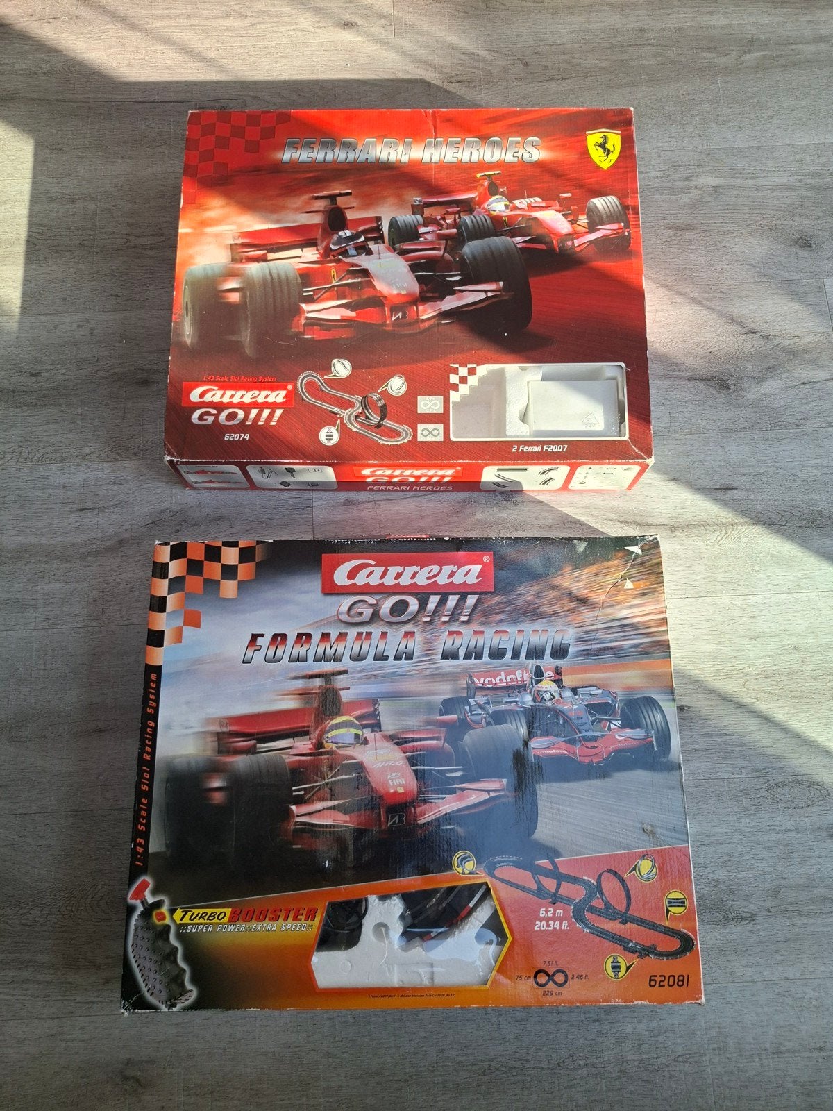 Carrera GO!!! Racebaan Set - Ferrari Heroes & Formula Racing, Ophalen, Carrera, Elektrisch, Racebaan