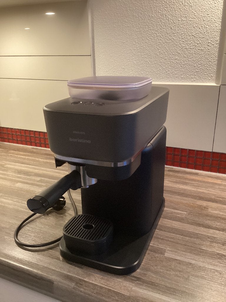 Philips Baristina bar 301/60, Witgoed en Apparatuur, Ophalen, Afneembaar waterreservoir, Koffiemachine, Koffiebonen