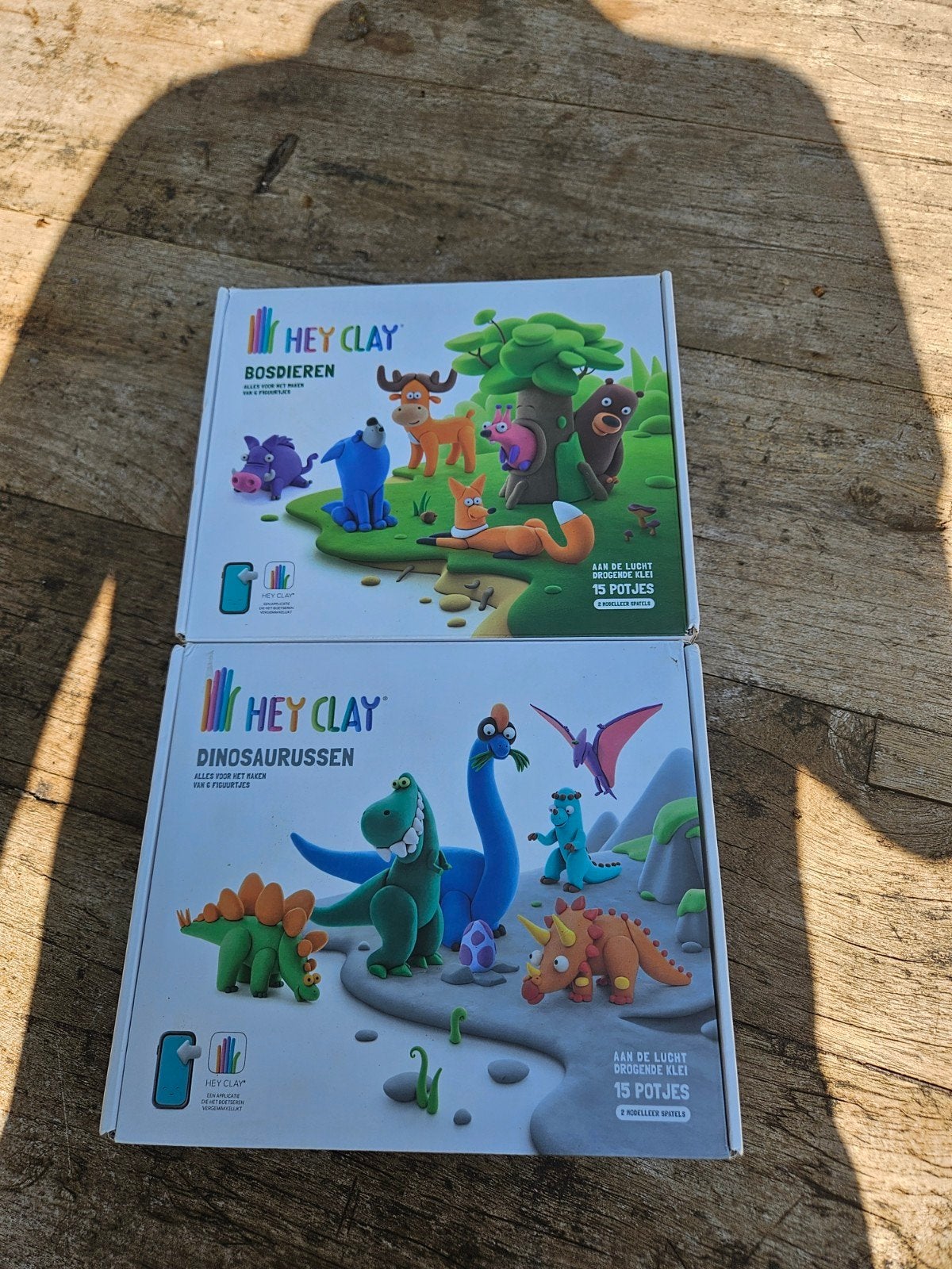 Hey Clay Klei Set: Bosdieren & Dinosaurussen, Ophalen of Verzenden, Nieuw, Knutselen