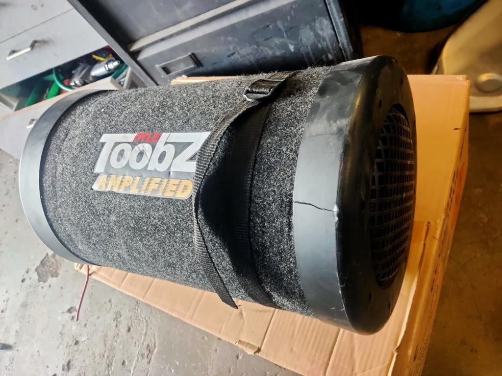 Actieve subwoofer bass rol bassrol auto met versterker, Auto diversen, Autospeakers, Ophalen of Verzenden