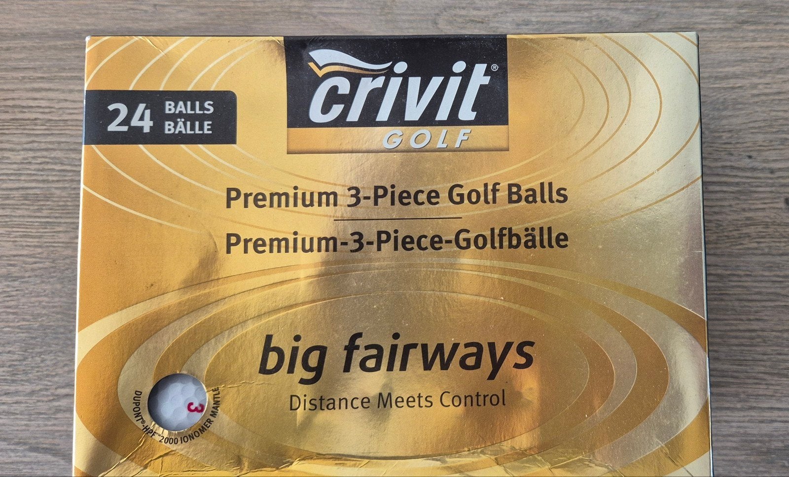 Doos met 24 golfballen, Sport en Fitness, Golf, Ophalen, Nieuw, Bal(len)