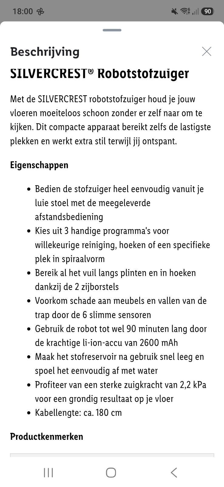 Foto 5 van Silvercrest robotstofzuiger