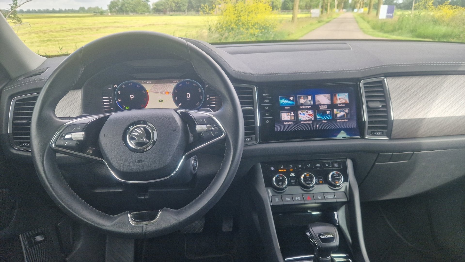 Skoda Kodiaq 1.5 TSI Business Edition Plus, 1e eig, virtual, Auto's, Euro 6, 4 cilinders, 150 pk, Leder en Stof