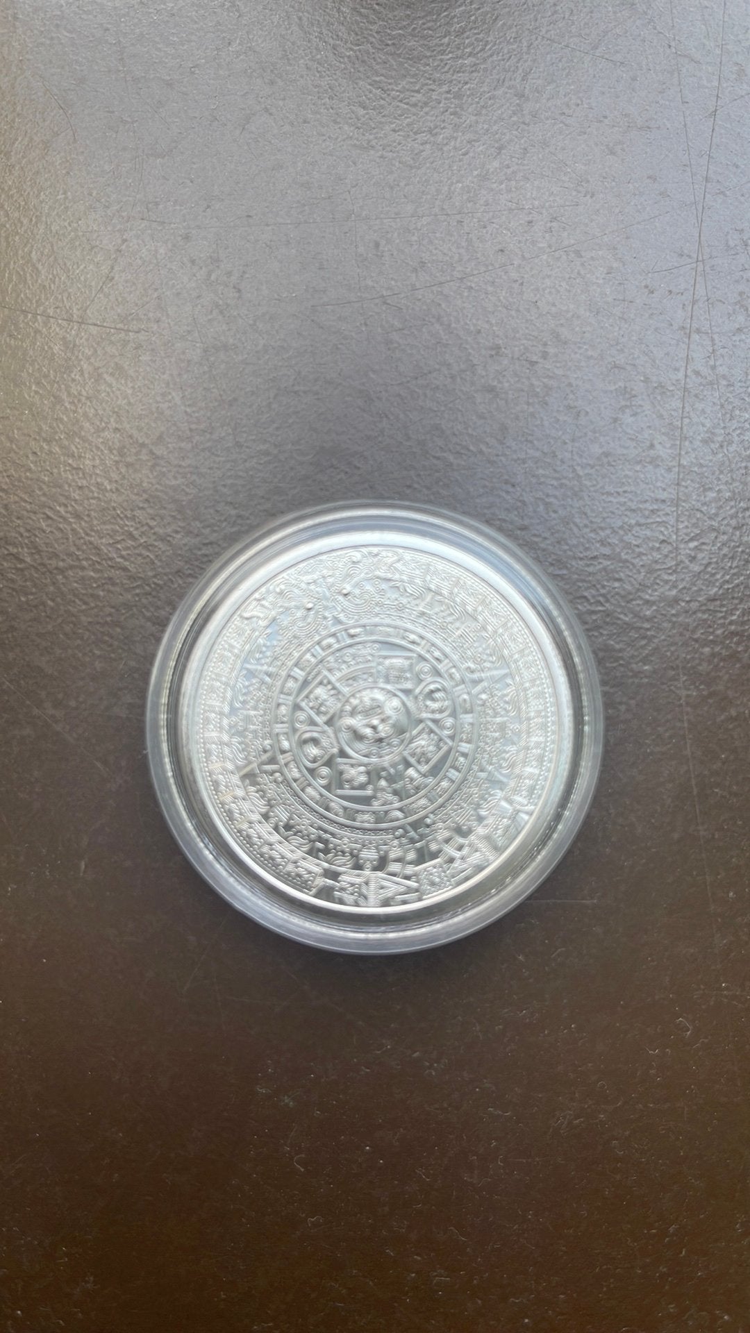 Aztekenkalender 1 oz, Ophalen of Verzenden, Zilver