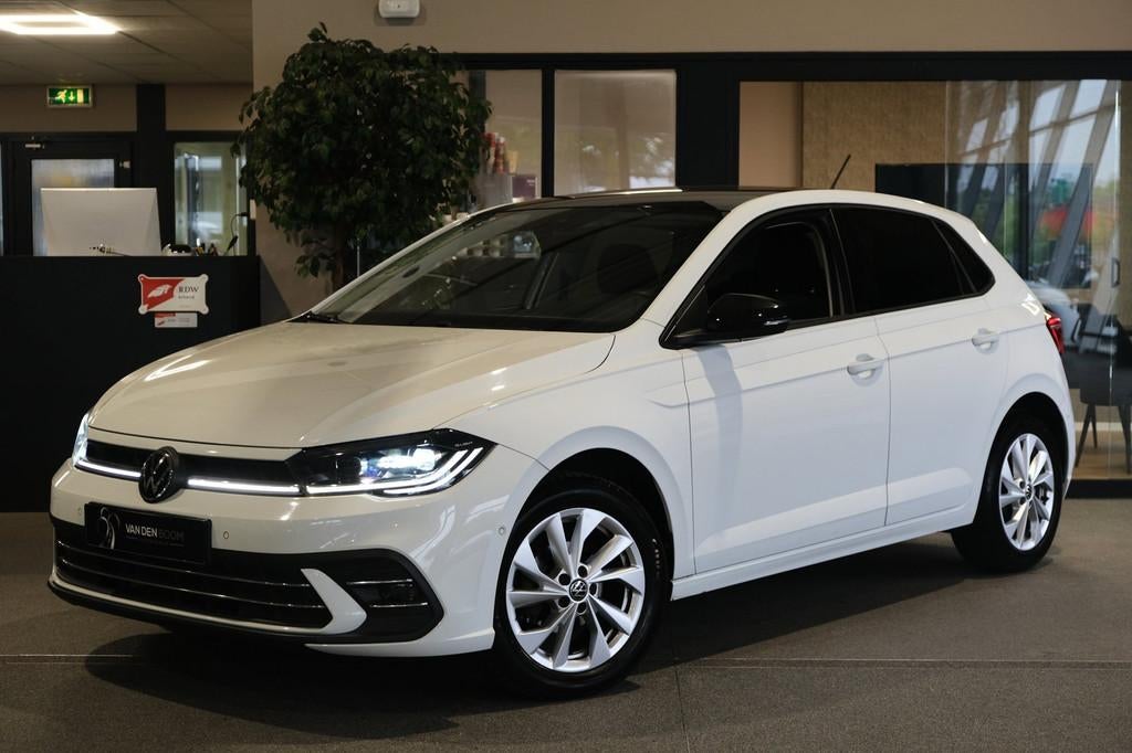 Volkswagen Polo 1.0 TSI Style 95PK DSG IQ Led Roof Pack Virt, Gebruikt, 95 pk, 1104 kg, Wit