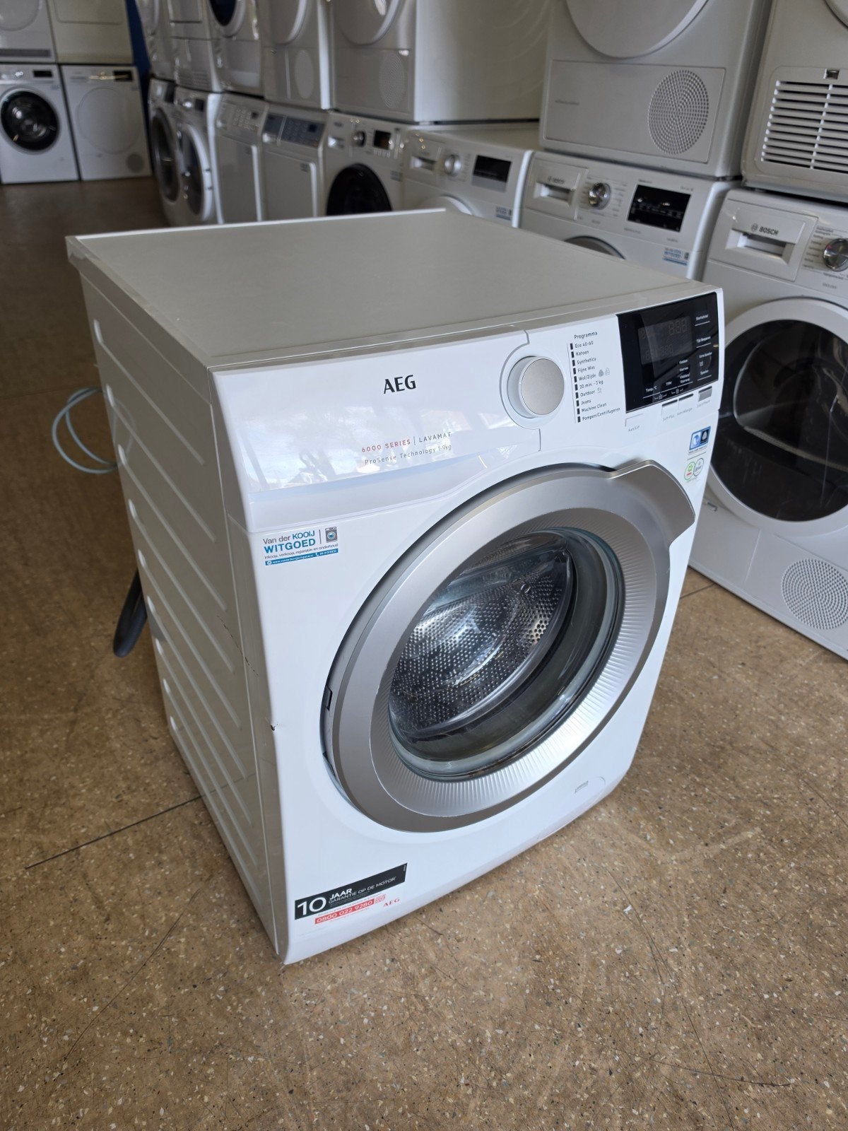AEG 6000 Series wasmachine | 9 kilo | A+++ | Gratis thuis 🚚, Witgoed en Apparatuur, AEG, Jirnsum, 1200 tot 1600 toeren, 8 tot 10 kg