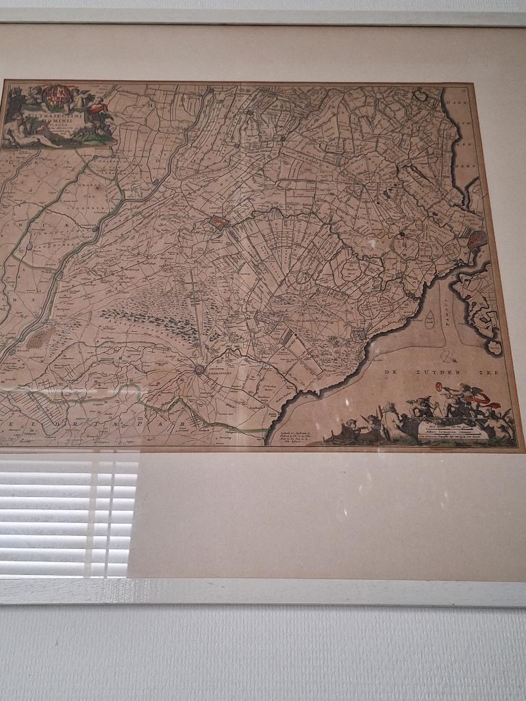 Landkaarten utrecht 17e eeuws frederik de wit of n visscher, Gelezen, Voor 1800, Frederik de wit, Ophalen of Verzenden